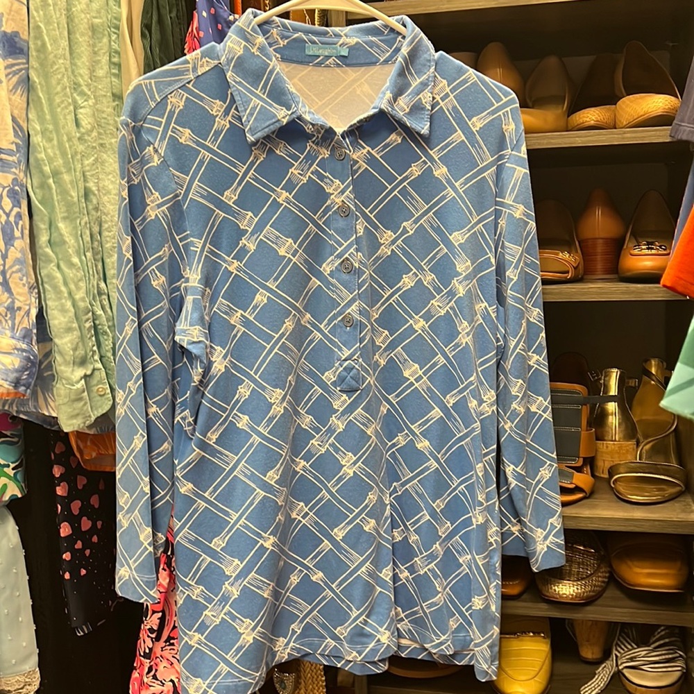J MCLAUGHLIN BAMBOO LONG SLEEVE POLO